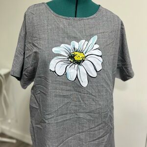 MISSLOOK Heather Gray Top